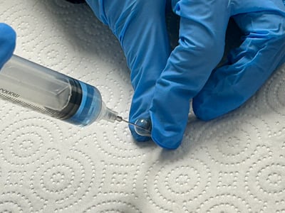 Capsule injection pentobarb