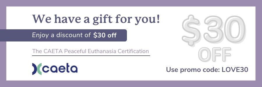 $30 off CAETAs Euthanasia Master Program