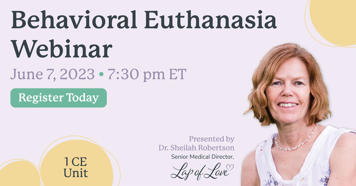 Behavioral euthanasia by dr sheilah robertson